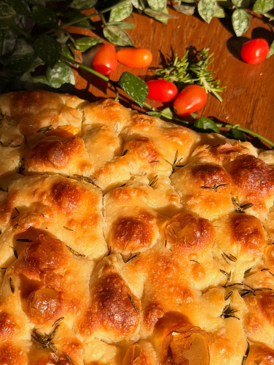 Baraké focaccia for Sunday breakfast